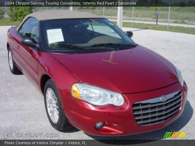2004 Chrysler Sebring Touring Convertible in Inferno Red Pearl