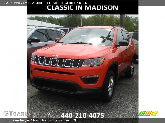 2017 Jeep Compass Sport 4x4 in Spitfire Orange