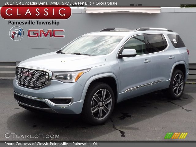2017 GMC Acadia Denali AWD in Sky Blue Metallic