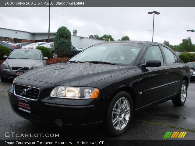 2006 Volvo S60 2.5T AWD in Black