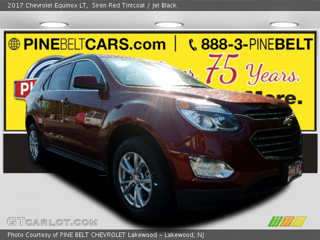2017 Chevrolet Equinox LT in Siren Red Tintcoat