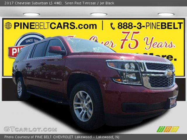 2017 Chevrolet Suburban LS 4WD in Siren Red Tintcoat