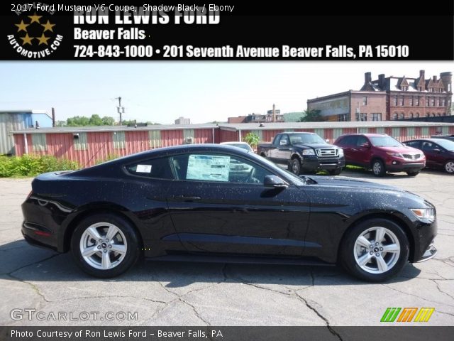 2017 Ford Mustang V6 Coupe in Shadow Black