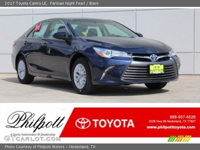 2017 Toyota Camry LE in Parisian Night Pearl