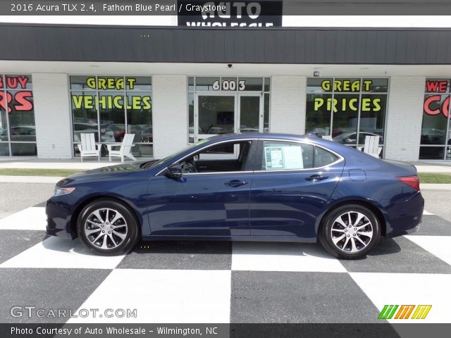 2016 Acura TLX 2.4 in Fathom Blue Pearl