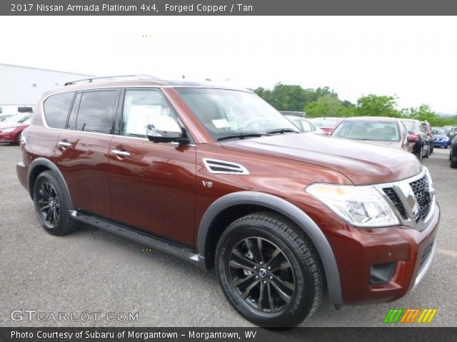 2017 Nissan Armada Platinum 4x4 in Forged Copper