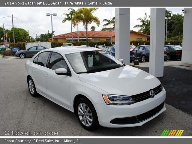 2014 Volkswagen Jetta SE Sedan in Pure White