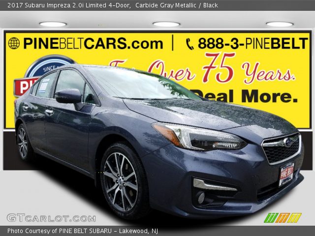 2017 Subaru Impreza 2.0i Limited 4-Door in Carbide Gray Metallic