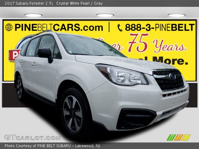 2017 Subaru Forester 2.5i in Crystal White Pearl