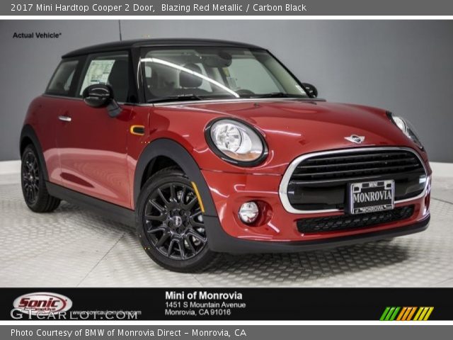 2017 Mini Hardtop Cooper 2 Door in Blazing Red Metallic