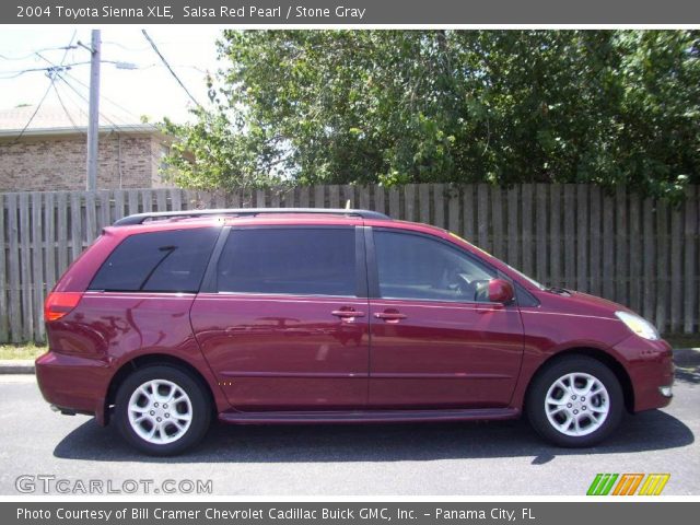 2004 Toyota Sienna XLE in Salsa Red Pearl