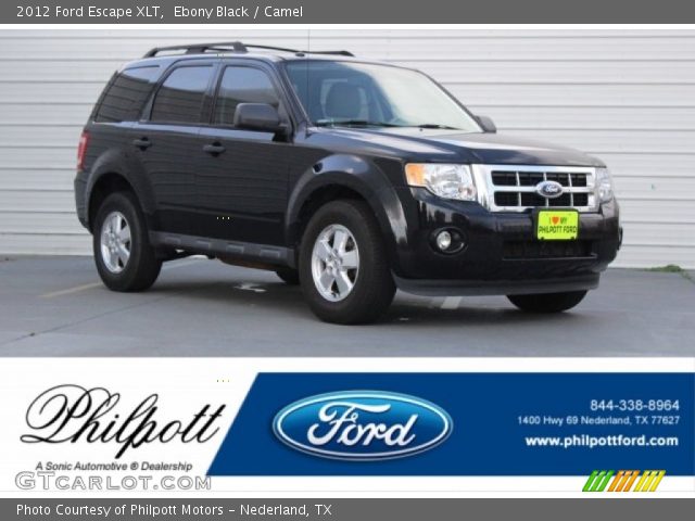 2012 Ford Escape XLT in Ebony Black