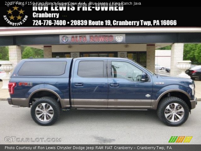 2017 Ford F150 King Ranch SuperCrew 4x4 in Blue Jeans