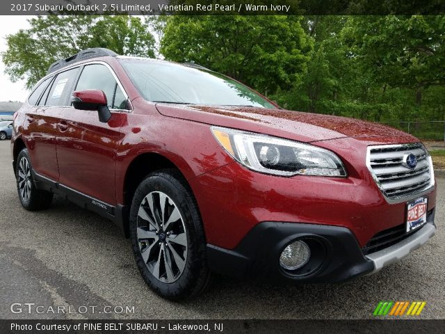 2017 Subaru Outback 2.5i Limited in Venetian Red Pearl