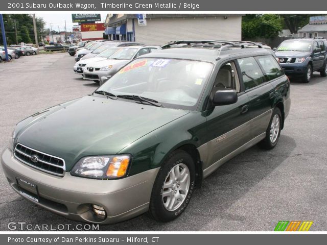 2001 Subaru Outback Wagon in Timberline Green Metallic