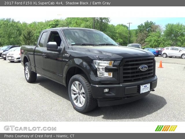 2017 Ford F150 XL SuperCab 4x4 in Shadow Black