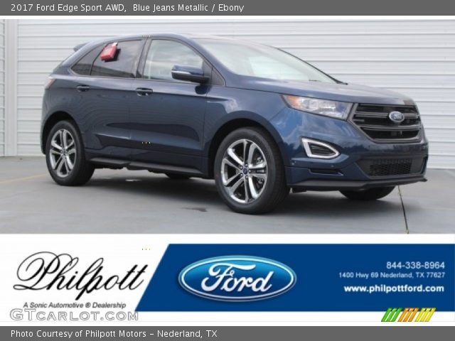 2017 Ford Edge Sport AWD in Blue Jeans Metallic