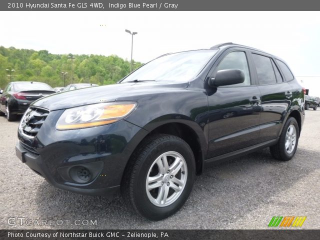 2010 Hyundai Santa Fe GLS 4WD in Indigo Blue Pearl