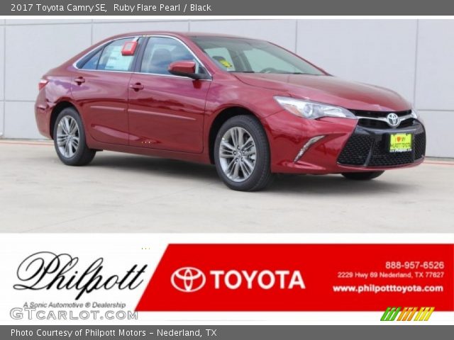 2017 Toyota Camry SE in Ruby Flare Pearl