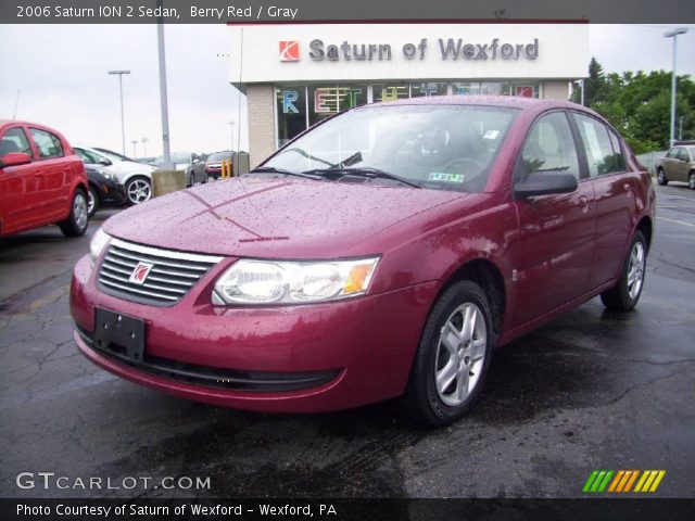 2006 Saturn ION 2 Sedan in Berry Red