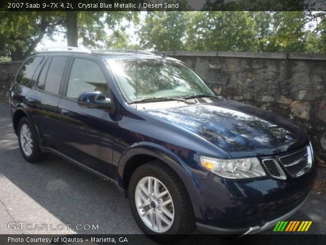 2007 Saab 9-7X 4.2i in Crystal Blue Metallic