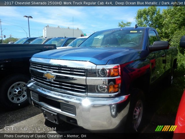 2017 Chevrolet Silverado 2500HD Work Truck Regular Cab 4x4 in Deep Ocean Blue Metallic
