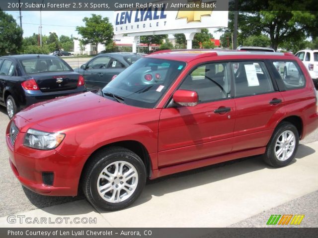 2007 Subaru Forester 2.5 X Sports in Garnet Red Pearl