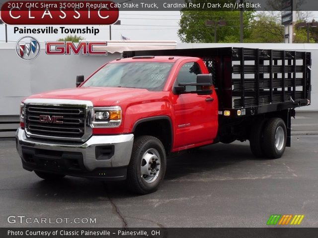 2017 GMC Sierra 3500HD Regular Cab Stake Truck in Cardinal Red