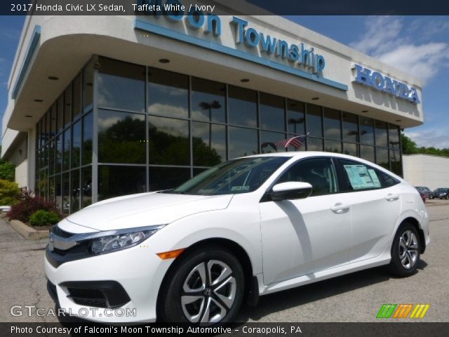 2017 Honda Civic LX Sedan in Taffeta White