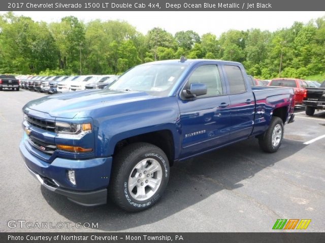 2017 Chevrolet Silverado 1500 LT Double Cab 4x4 in Deep Ocean Blue Metallic