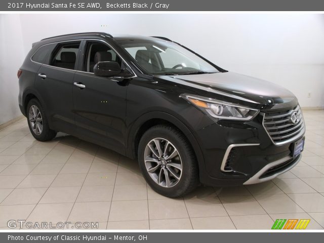 2017 Hyundai Santa Fe SE AWD in Becketts Black