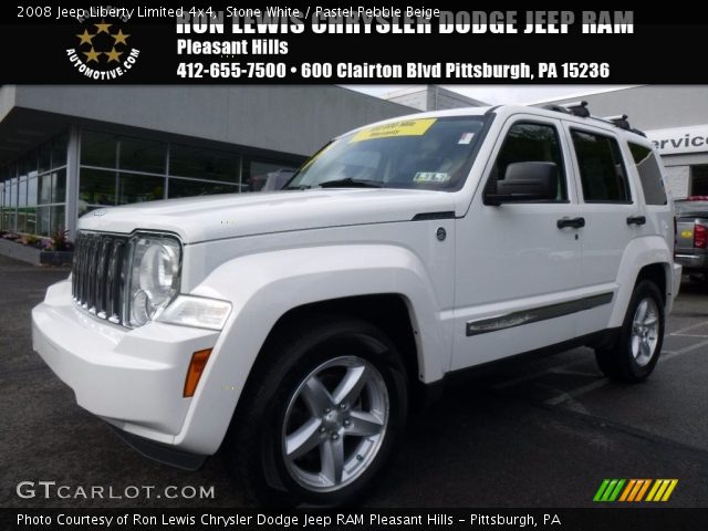 2008 Jeep Liberty Limited 4x4 in Stone White