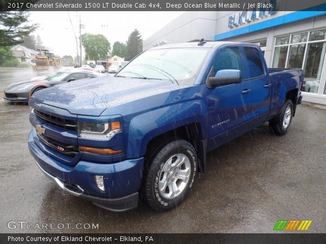 2017 Chevrolet Silverado 1500 LT Double Cab 4x4 in Deep Ocean Blue Metallic