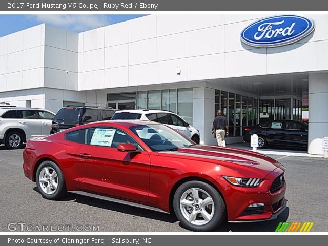 2017 Ford Mustang V6 Coupe in Ruby Red