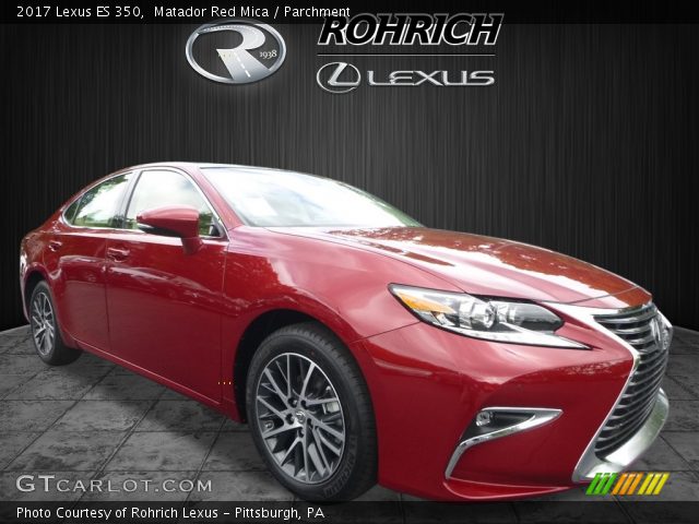 2017 Lexus ES 350 in Matador Red Mica