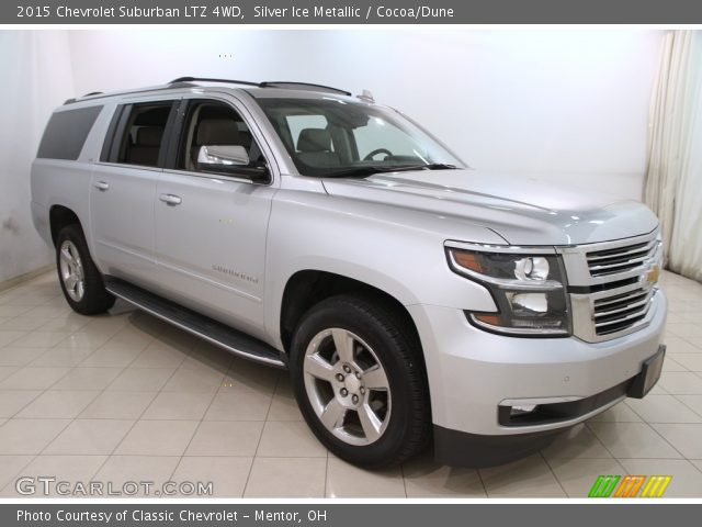 2015 Chevrolet Suburban LTZ 4WD in Silver Ice Metallic