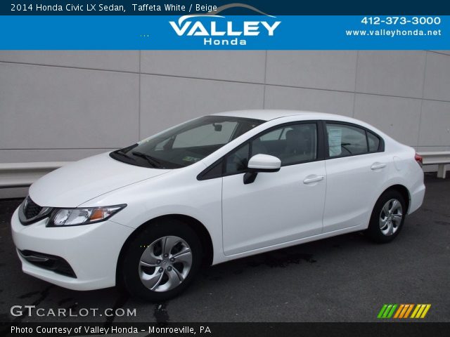 2014 Honda Civic LX Sedan in Taffeta White