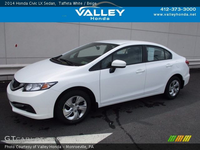 2014 Honda Civic LX Sedan in Taffeta White