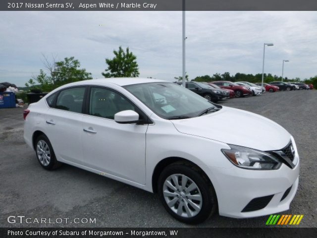 2017 Nissan Sentra SV in Aspen White