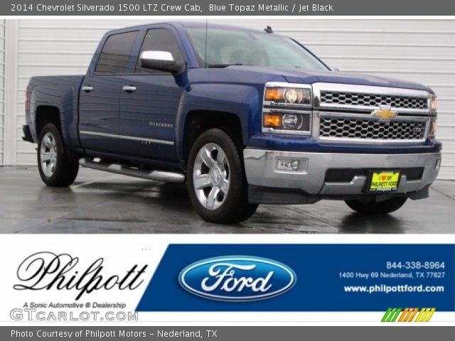 2014 Chevrolet Silverado 1500 LTZ Crew Cab in Blue Topaz Metallic