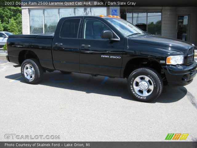 2003 Dodge Ram 2500 Laramie Quad Cab 4x4 in Black