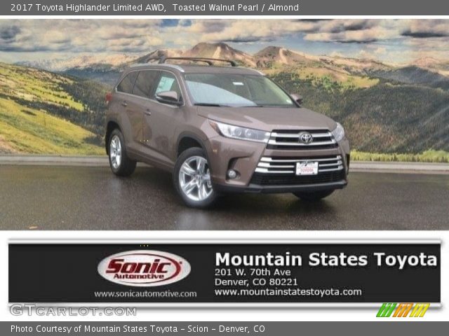 2017 Toyota Highlander Limited AWD in Toasted Walnut Pearl