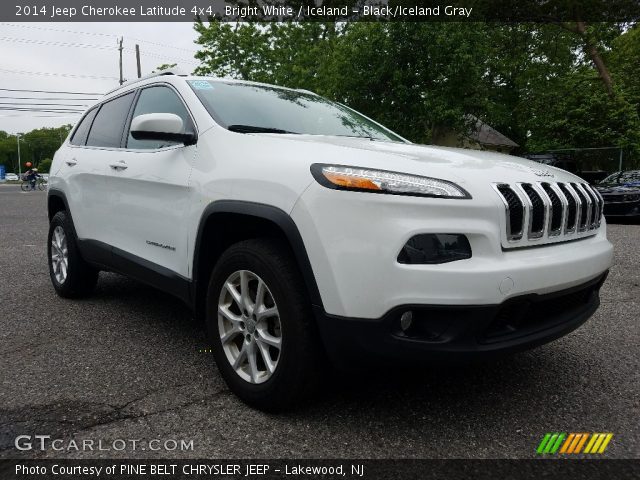 2014 Jeep Cherokee Latitude 4x4 in Bright White