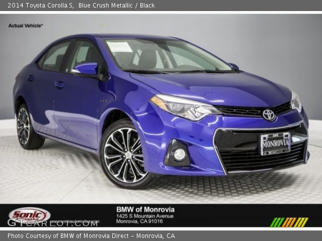 2014 Toyota Corolla S in Blue Crush Metallic