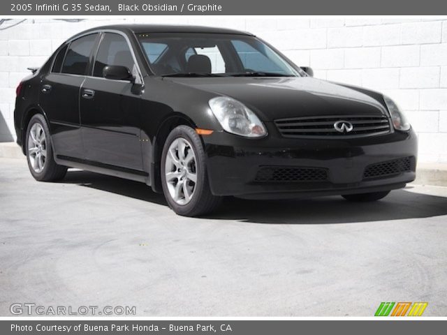 2005 Infiniti G 35 Sedan in Black Obsidian