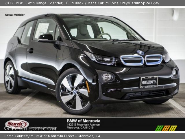 2017 BMW i3 with Range Extender in Fluid Black