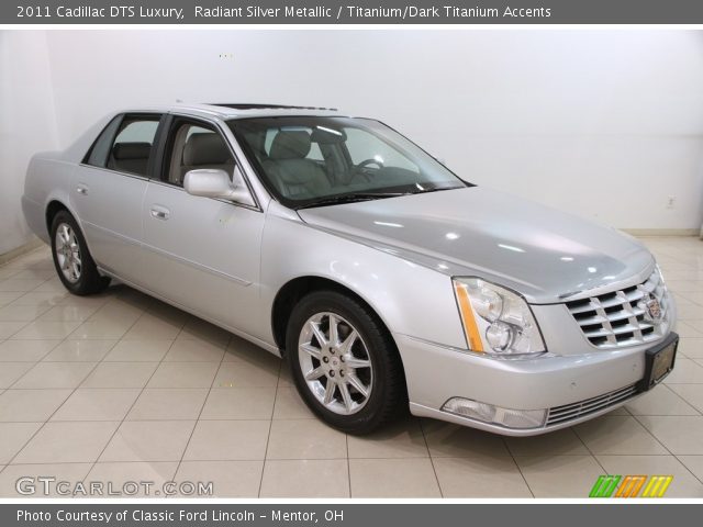 2011 Cadillac DTS Luxury in Radiant Silver Metallic