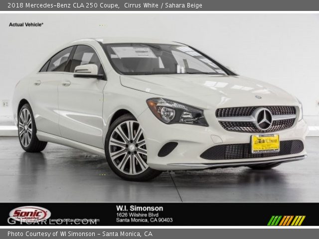 2018 Mercedes-Benz CLA 250 Coupe in Cirrus White