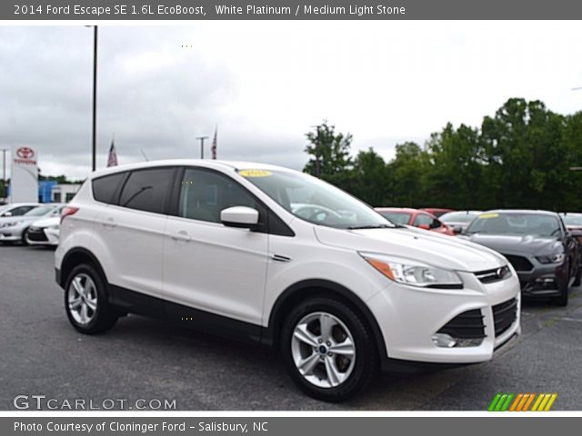2014 Ford Escape SE 1.6L EcoBoost in White Platinum