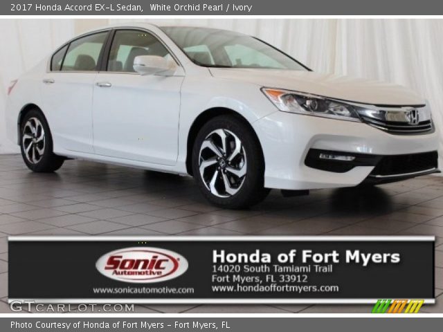 2017 Honda Accord EX-L Sedan in White Orchid Pearl